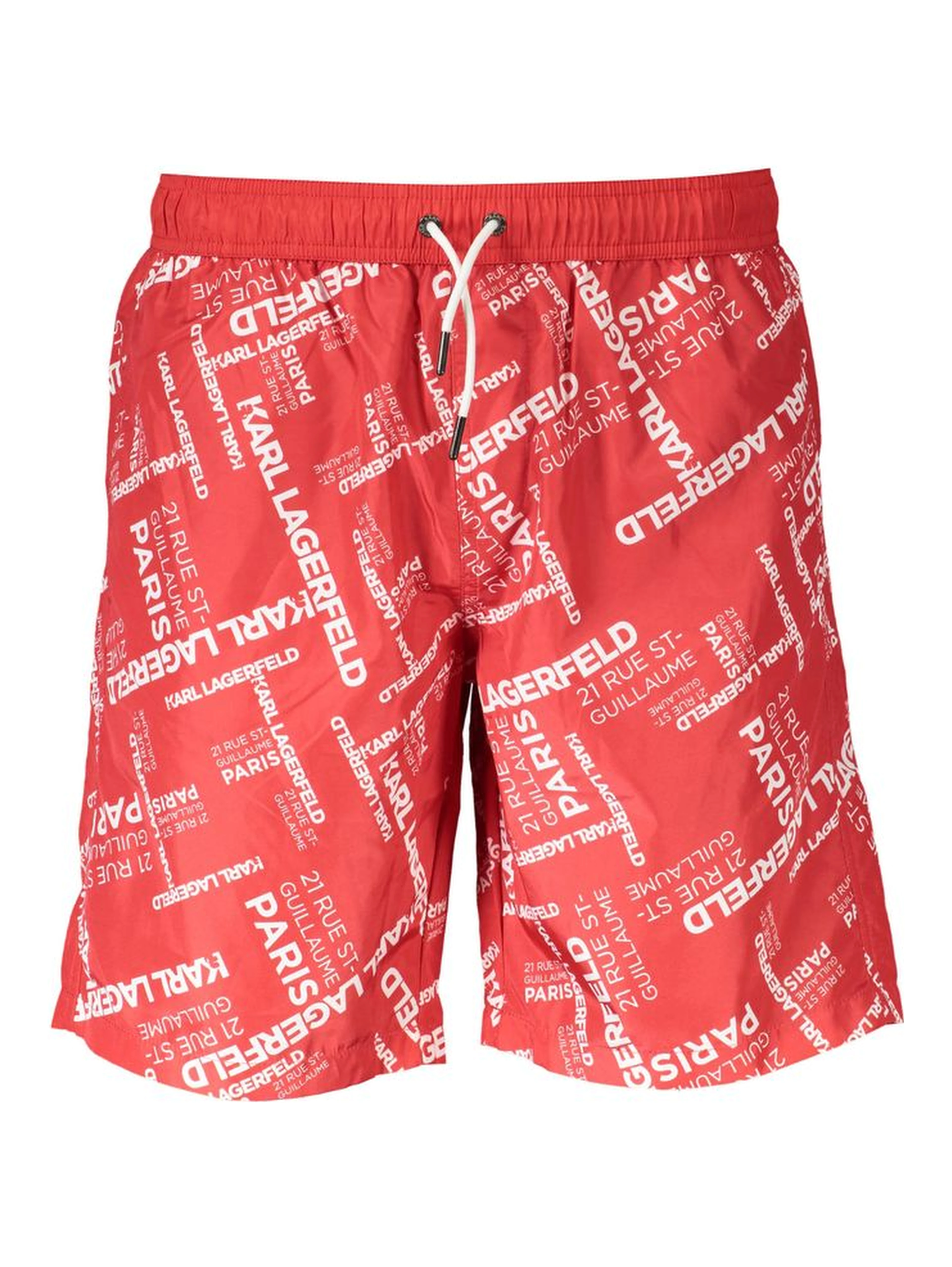 Red Polyester Swimwear