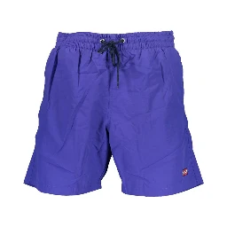 Blu Poliammide Men's Swim Boxer