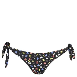 Black Elastane Swimwear