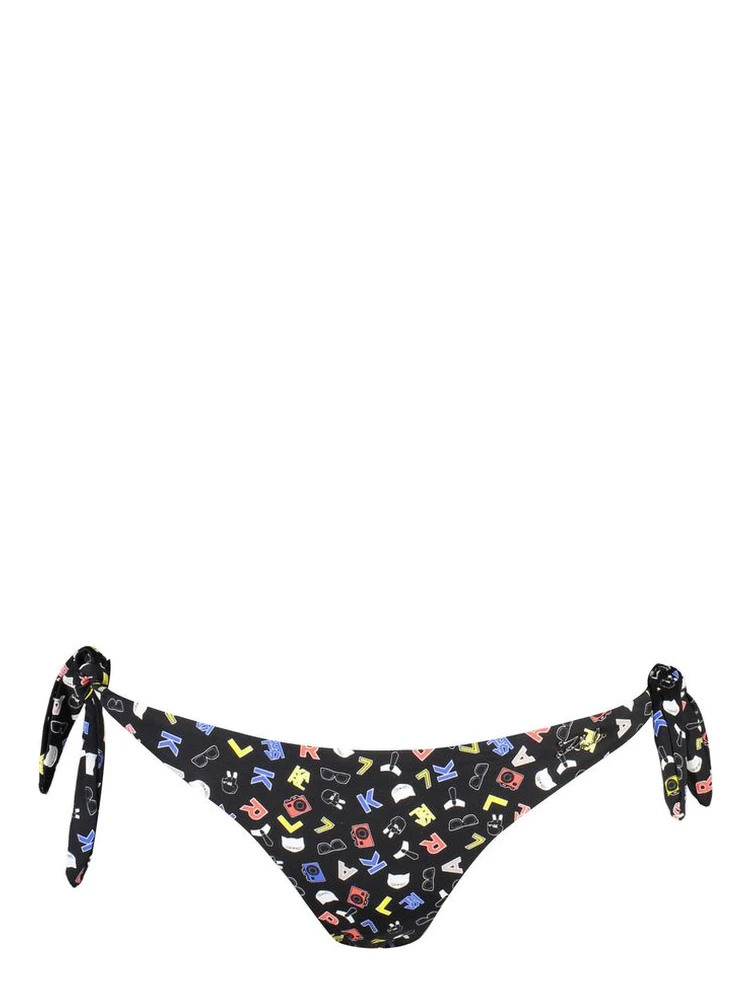 Black Elastane Swimwear