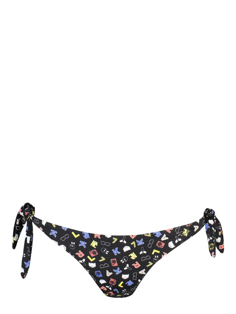 Black Elastane Swimwear