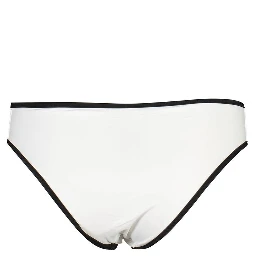 White Elastane Swimwear