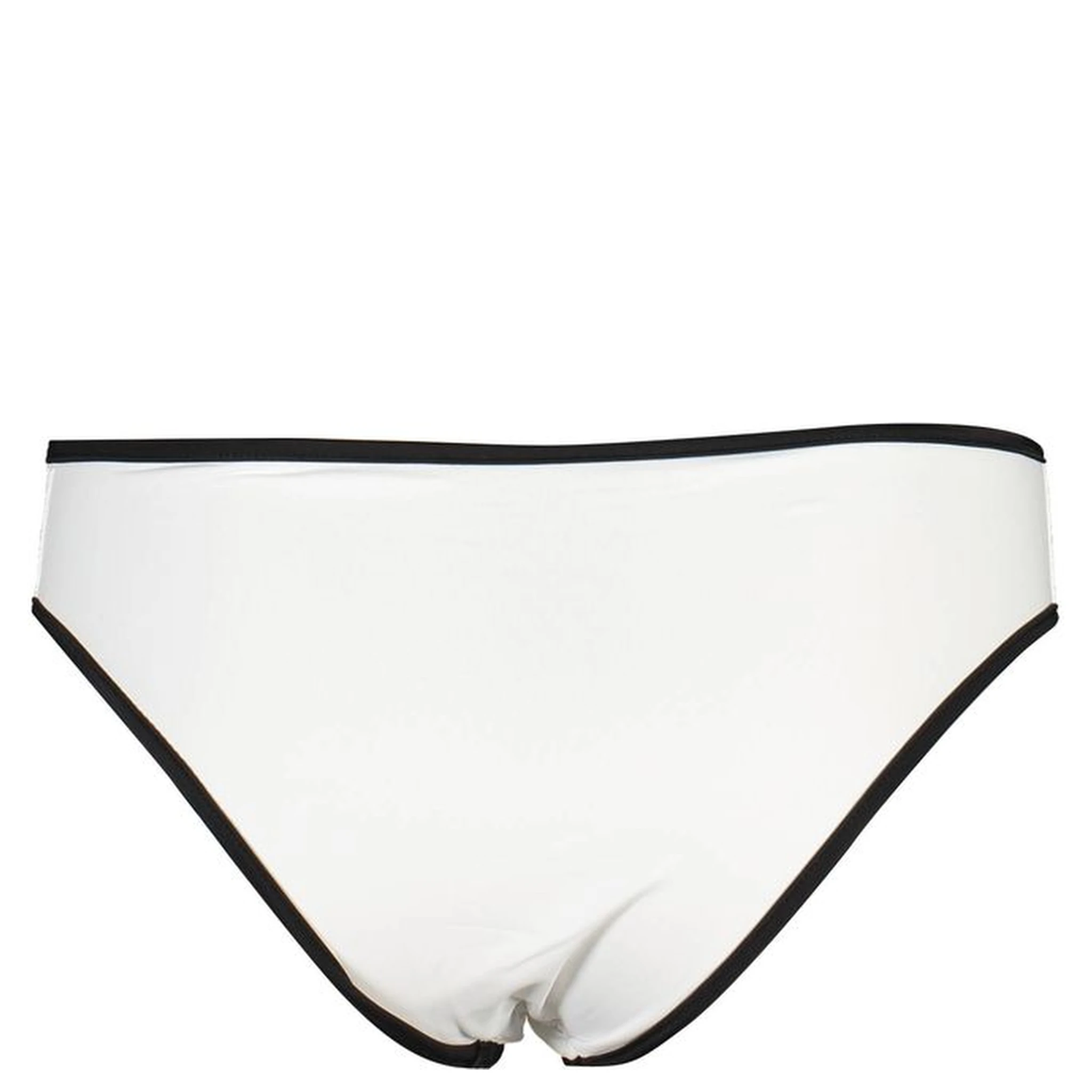 White Elastane Swimwear
