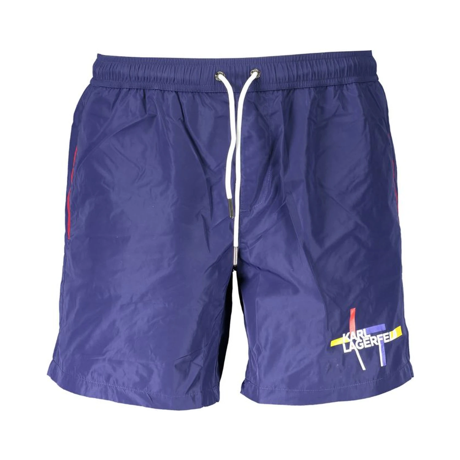 Blue Polyester Swimwear
