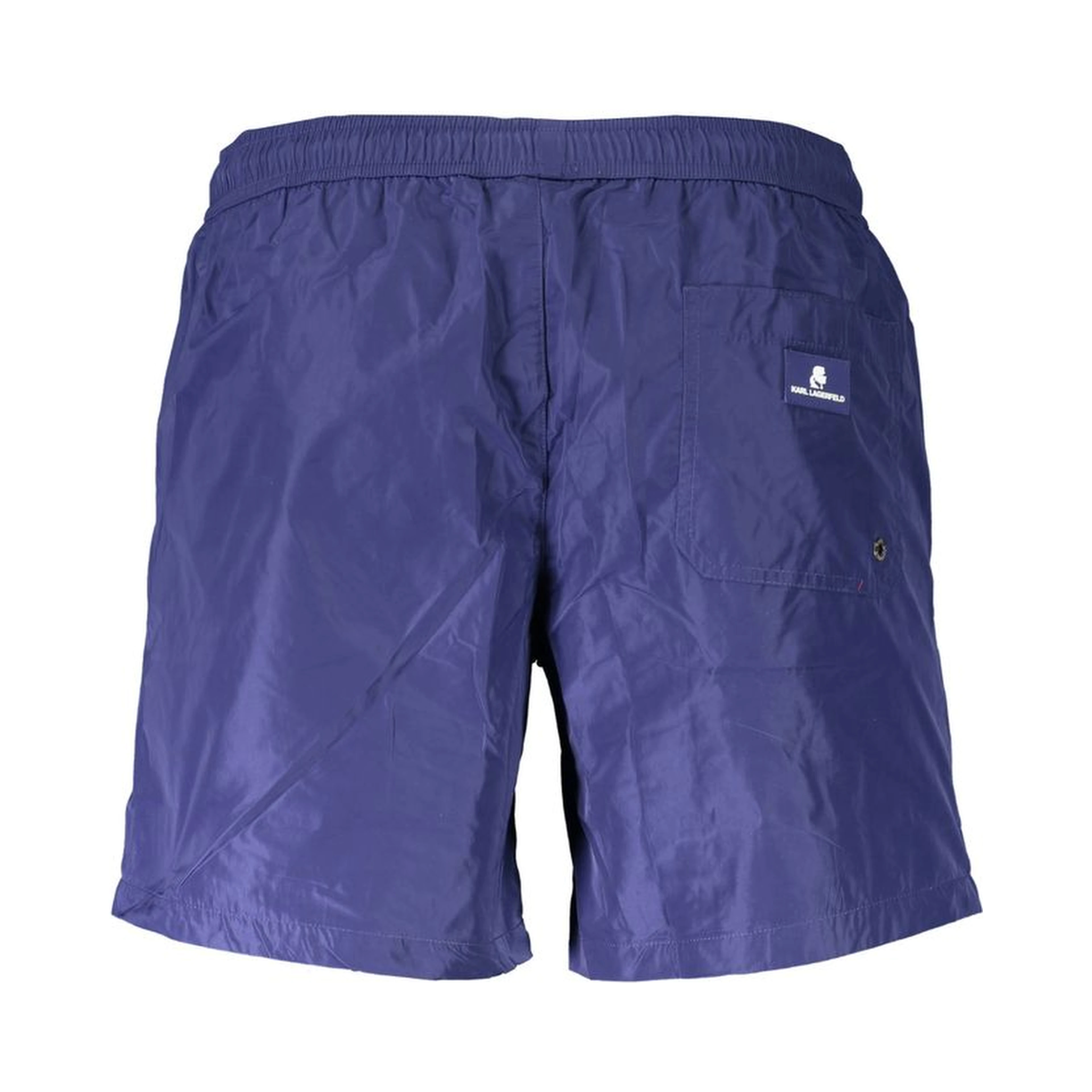 Blue Polyester Swimwear