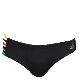 Black Elastane Swimwear