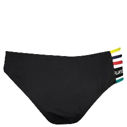 Black Elastane Swimwear