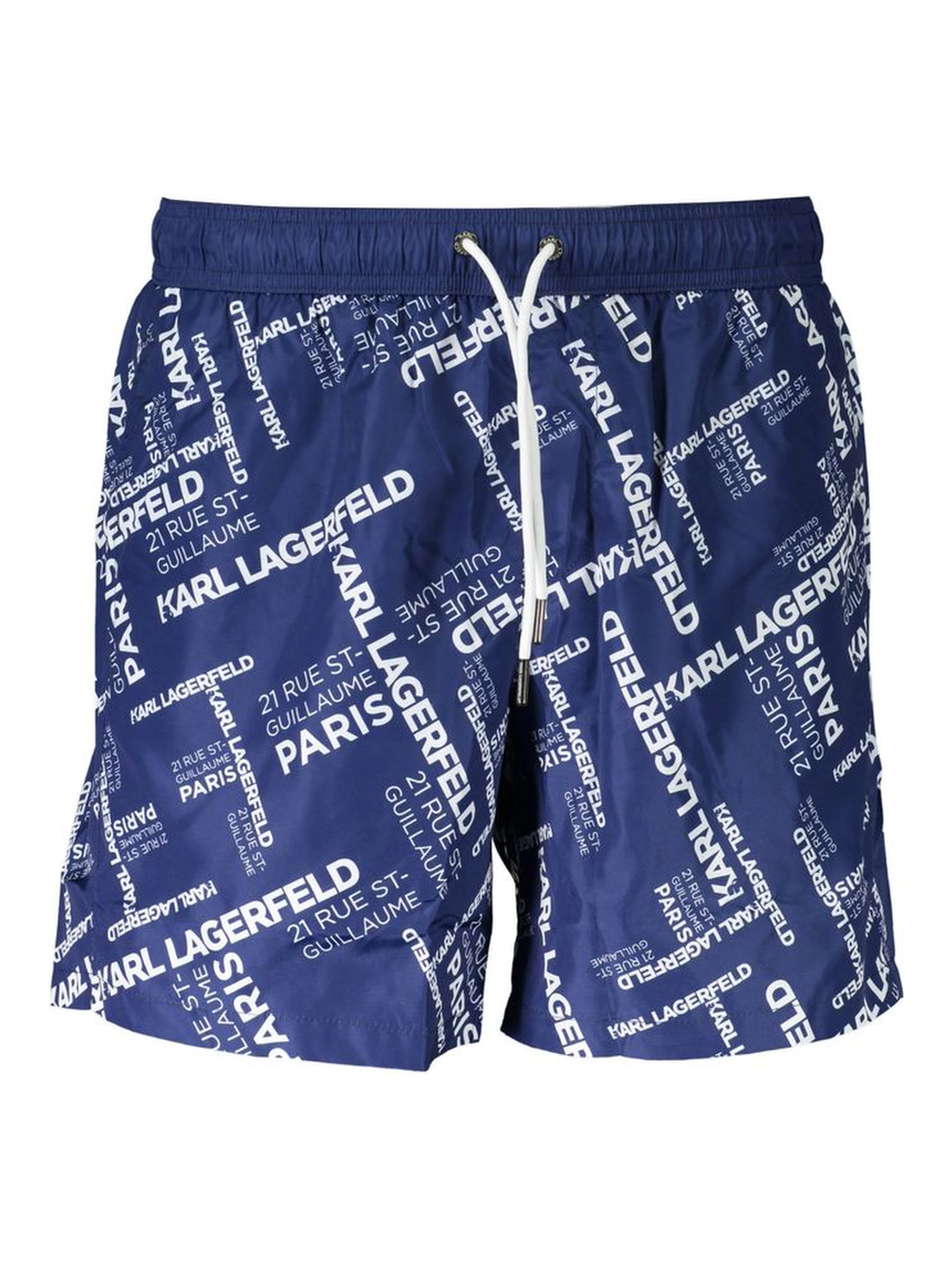 Blue Polyester Swimwear