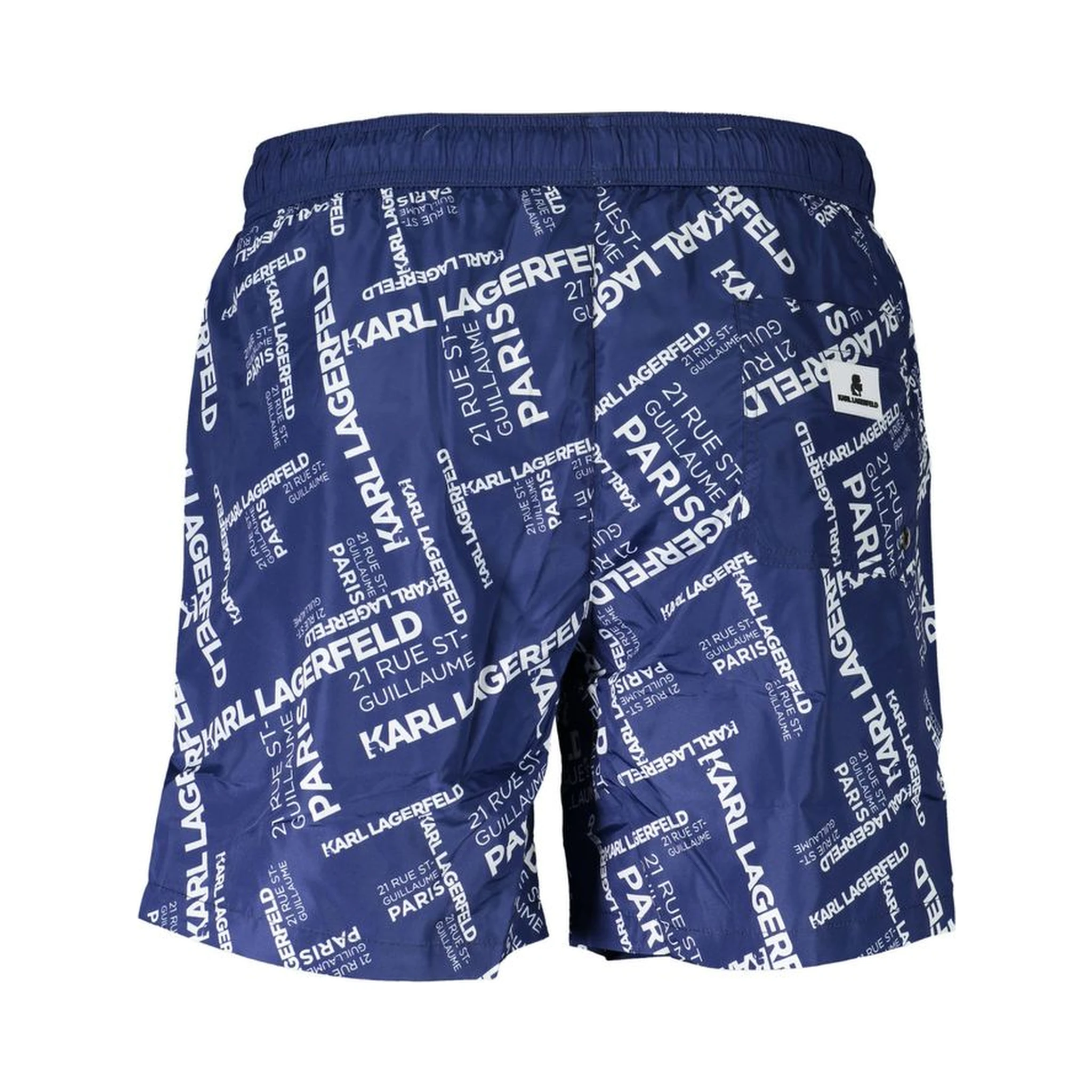 Blue Polyester Swimwear