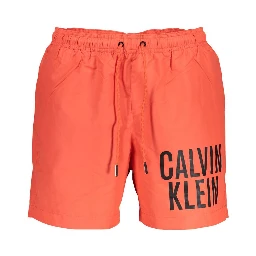 Red Polyester Swimwear