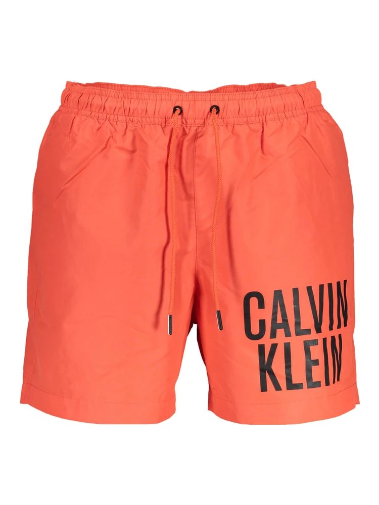 Red Polyester Swimwear