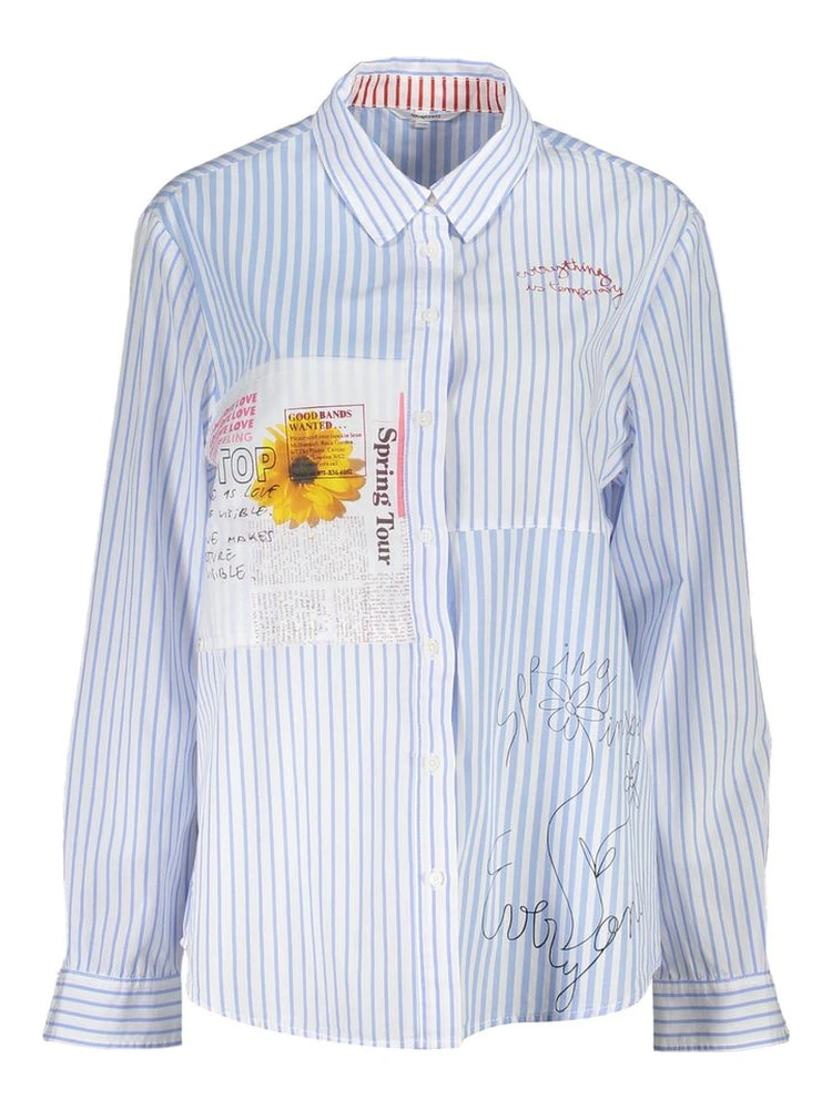 Blue Viscose Shirt