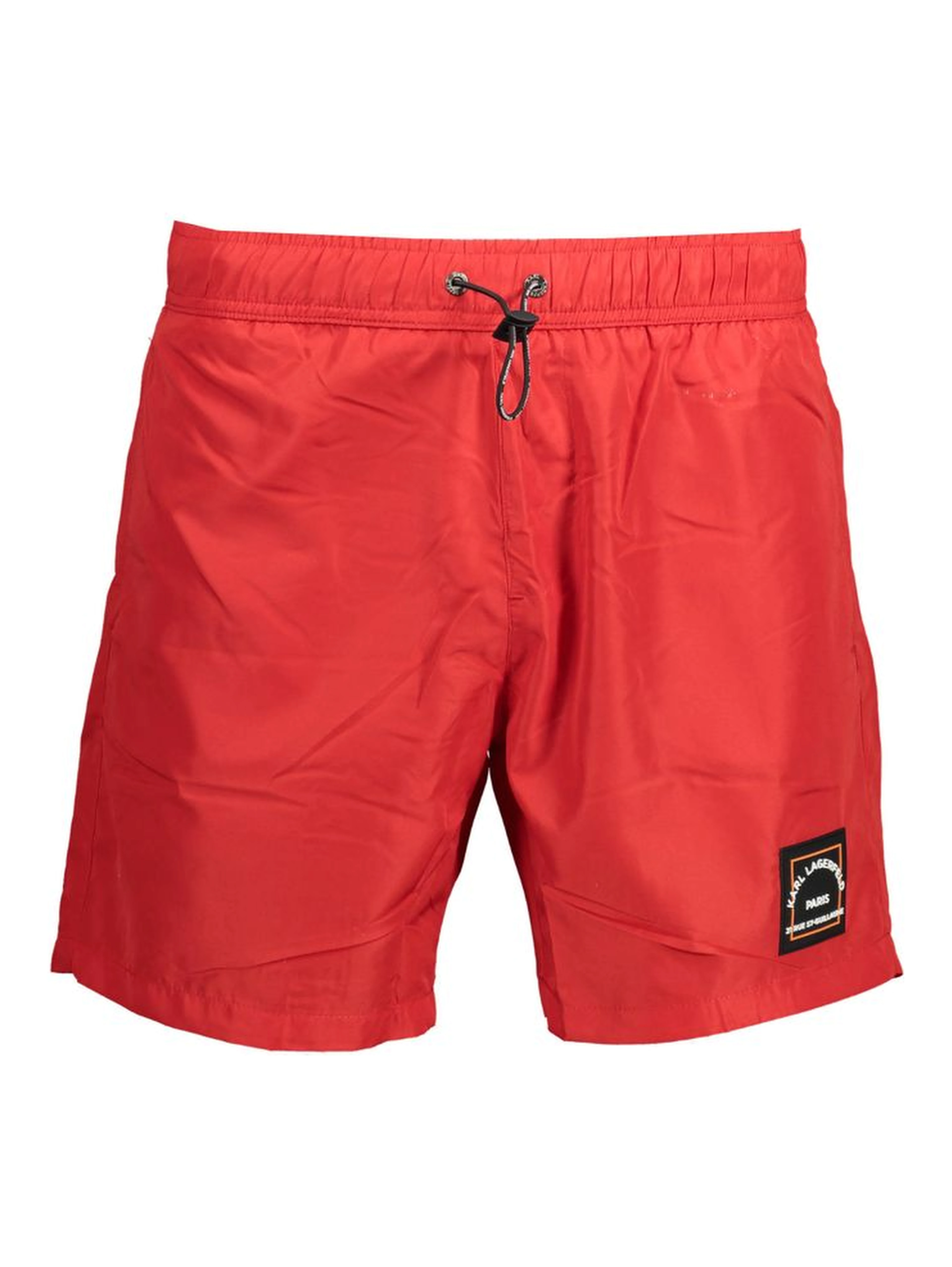 Red Polyester Swimwear