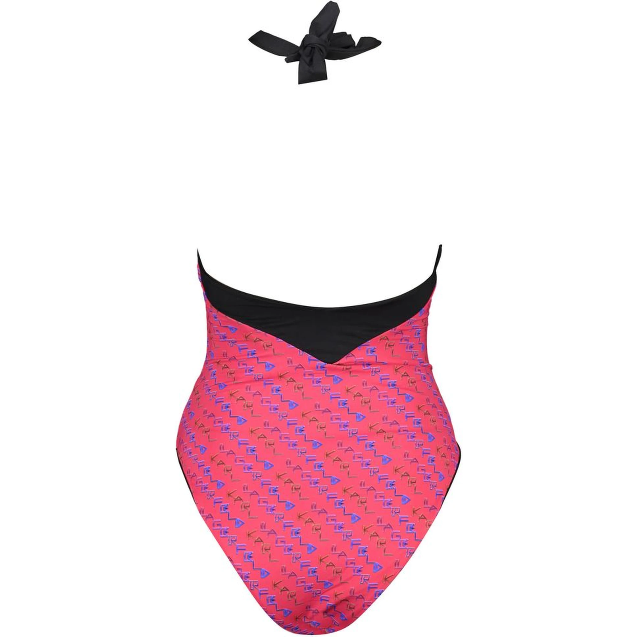 Red Elastane Swimwear