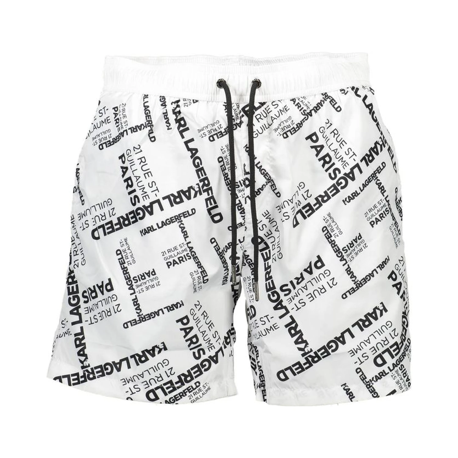 White Polyester Swimwear
