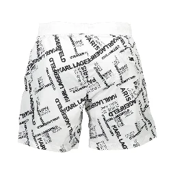 White Polyester Swimwear
