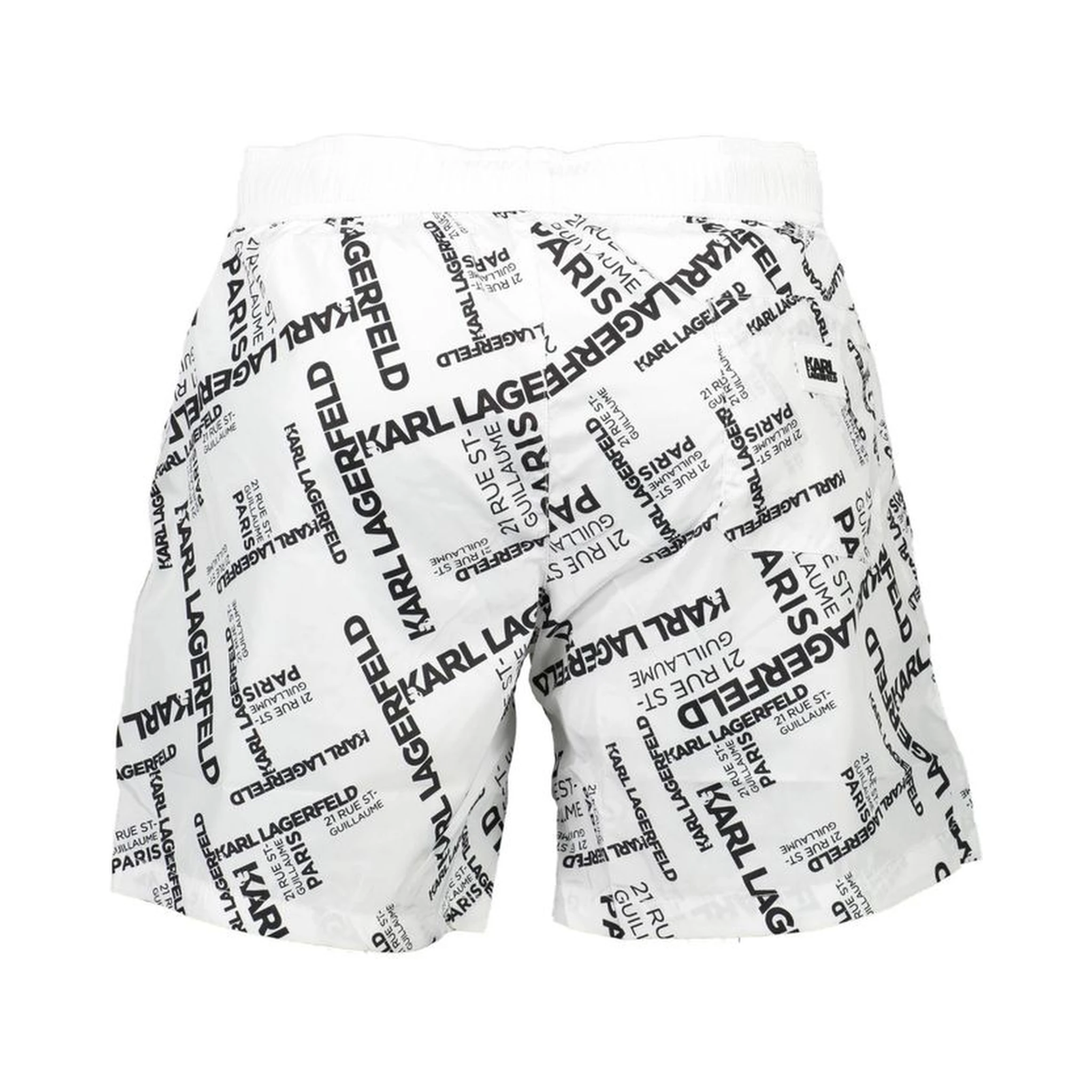 White Polyester Swimwear