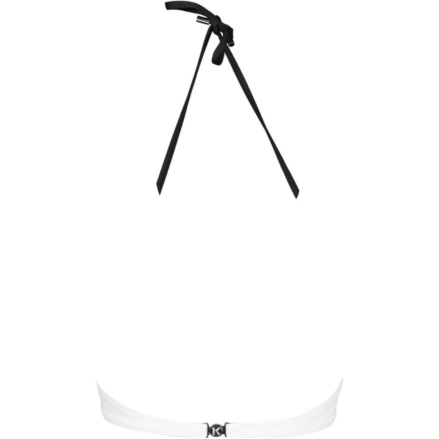White Elastane Swimwear