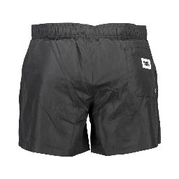 Black Polyester Swimwear