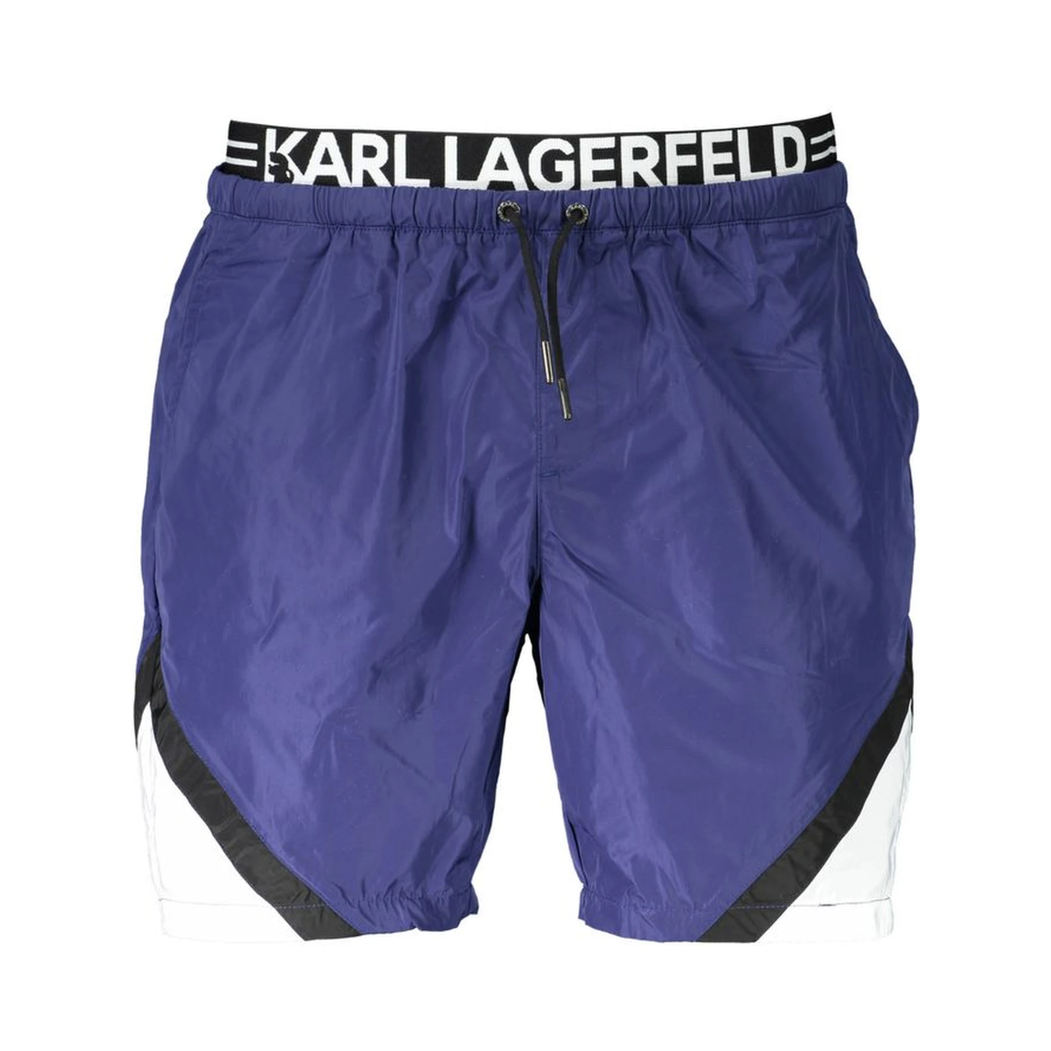 Blue Polyester Swimwear