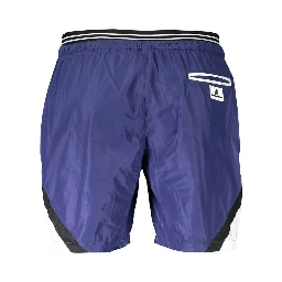 Blue Polyester Swimwear