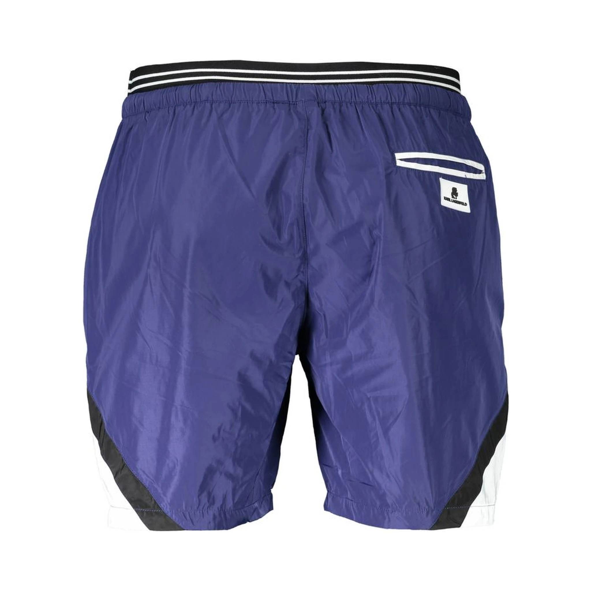 Blue Polyester Swimwear