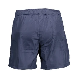 Blue Polyester Swimwear