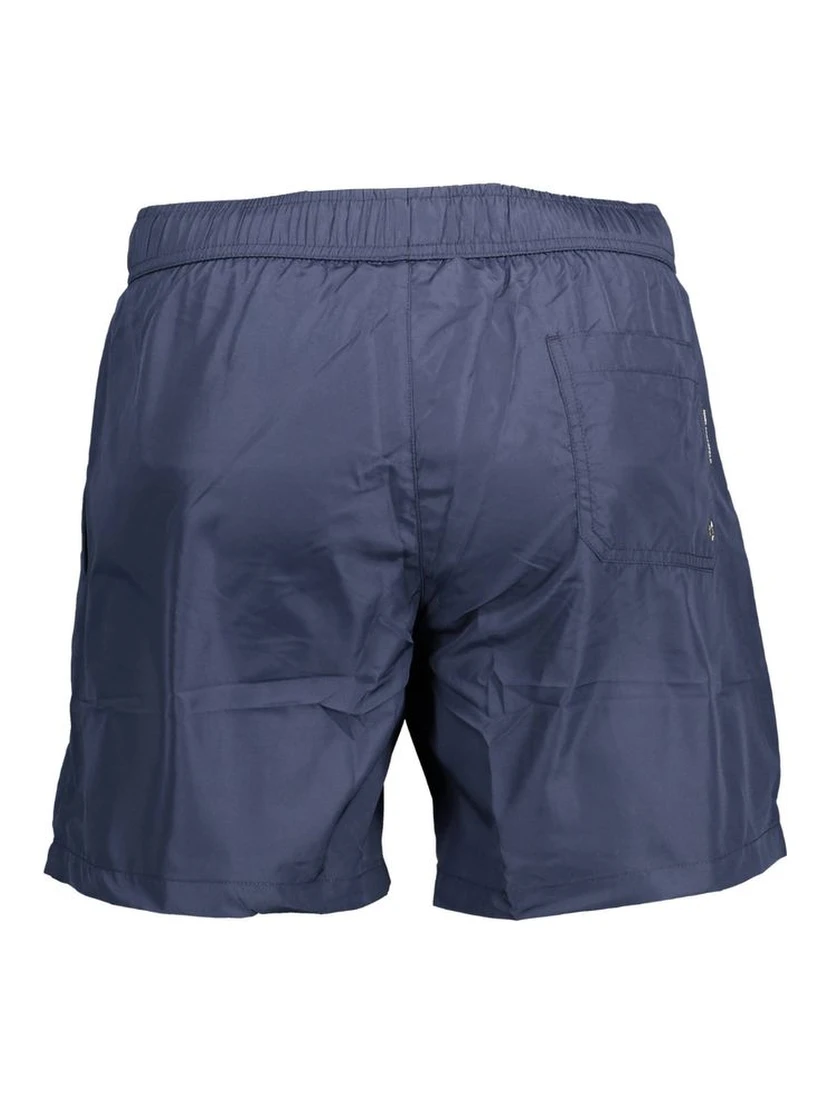 Blue Polyester Swimwear