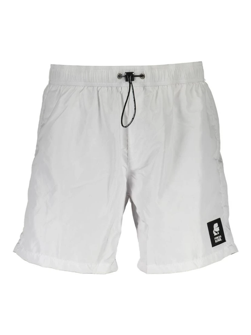 White Polyester Swimwear