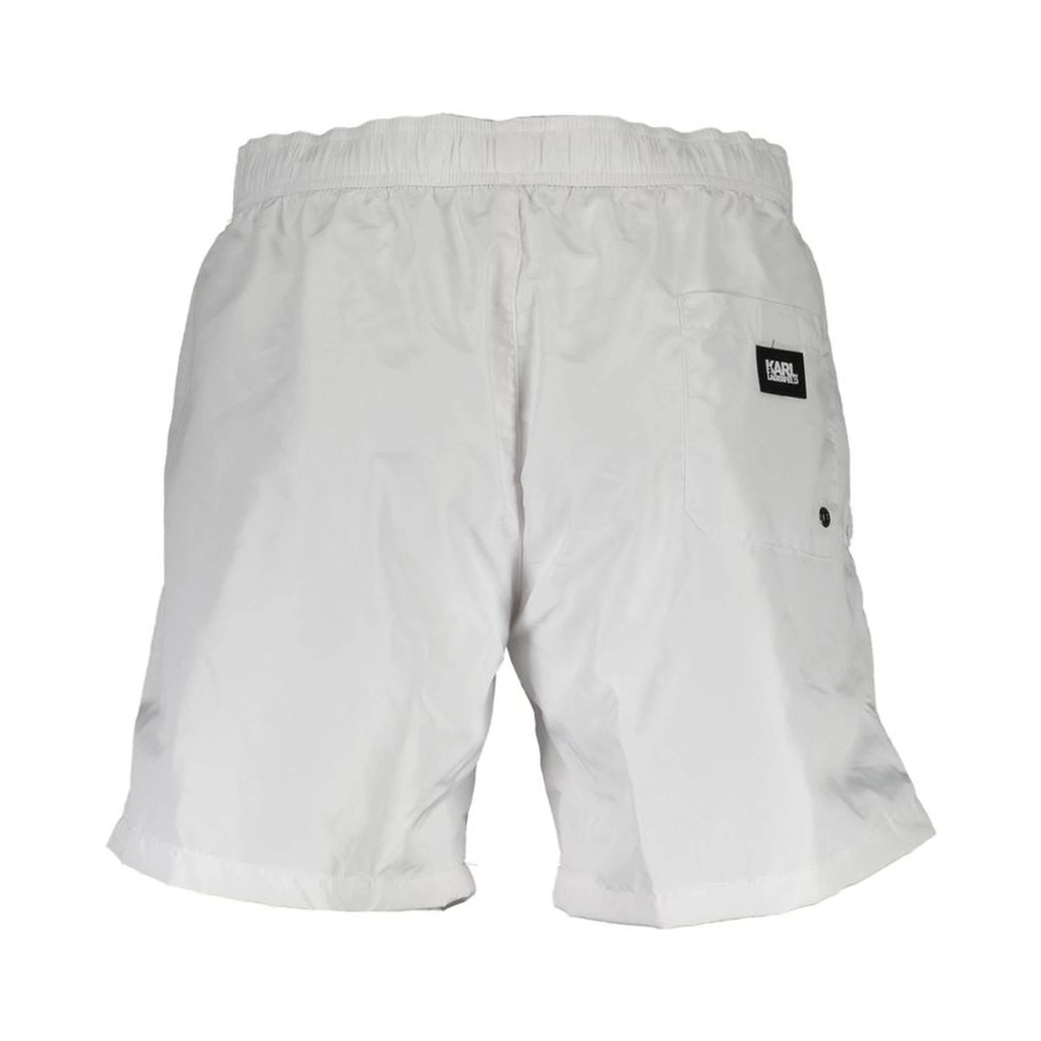 White Polyester Swimwear