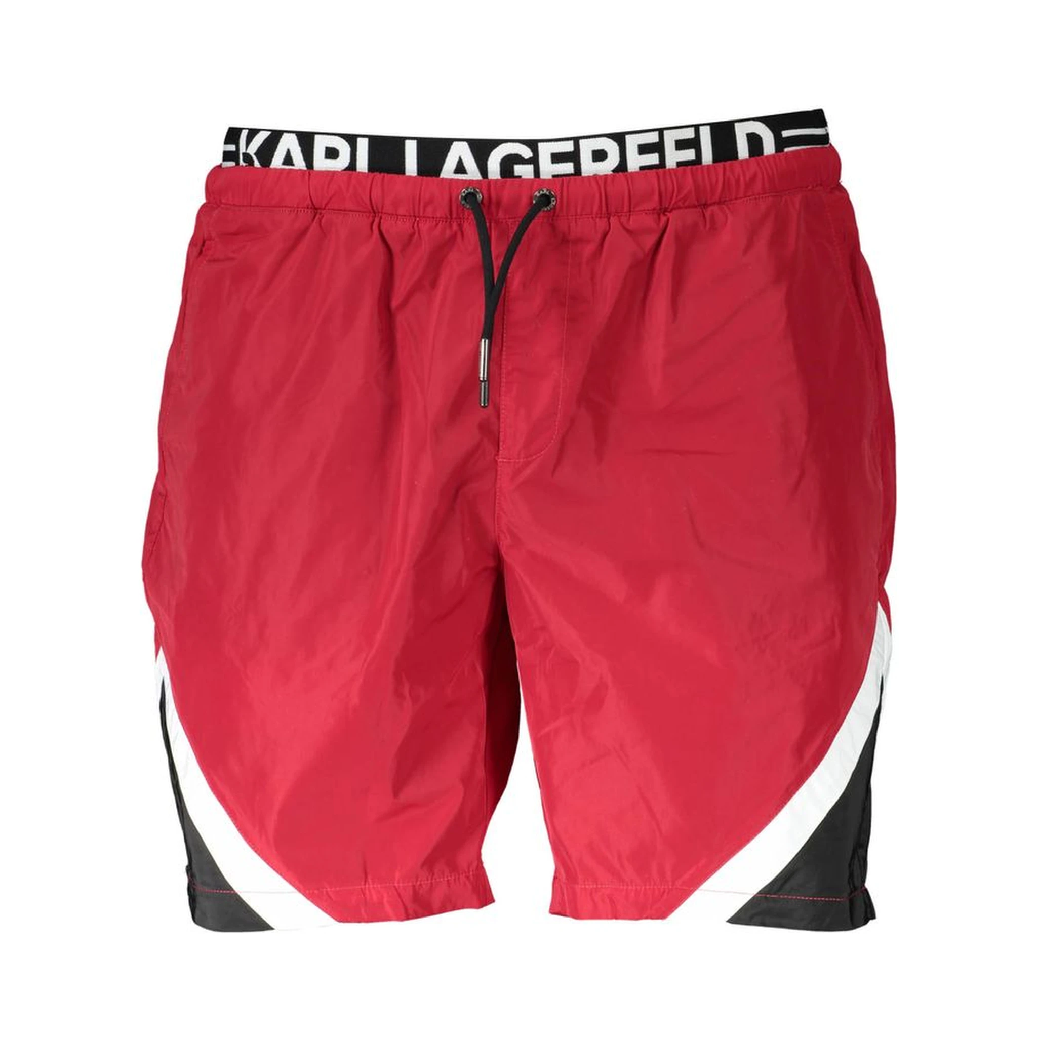 Red Polyester Swimwear