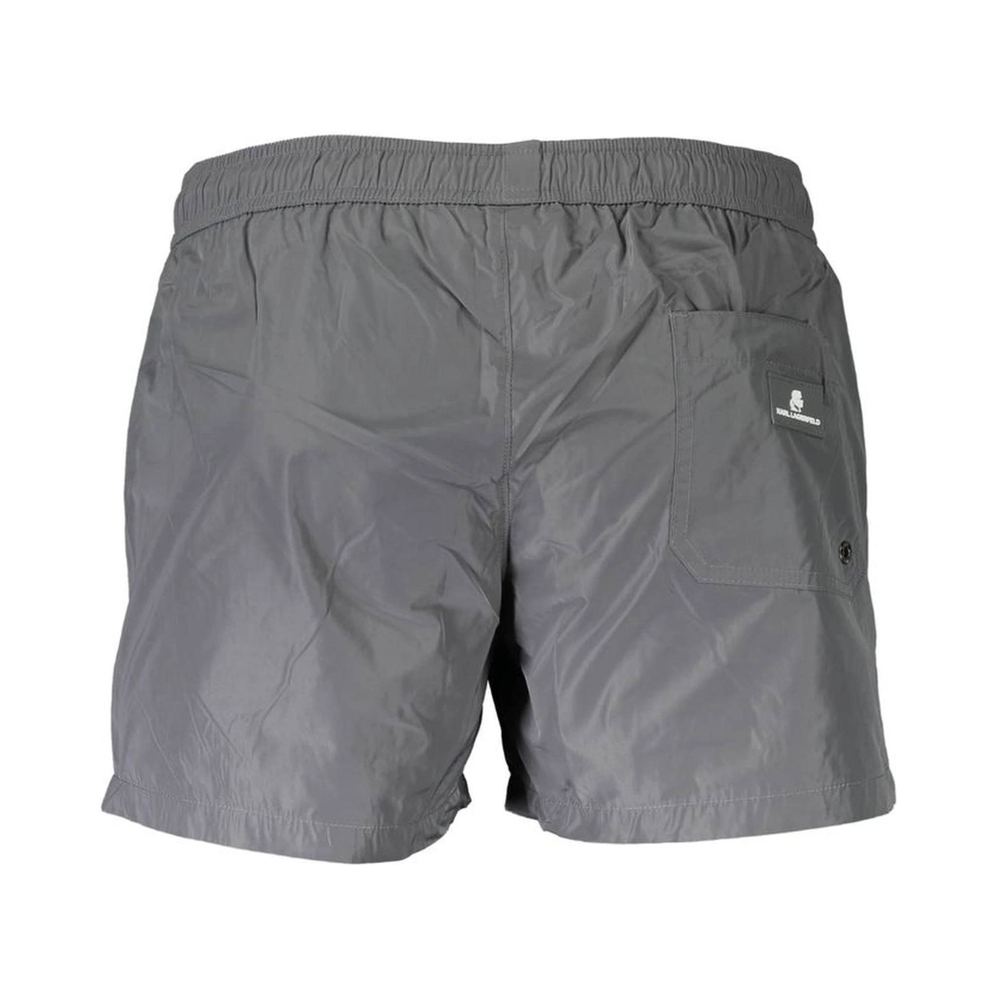 Gray Polyester Swimwear