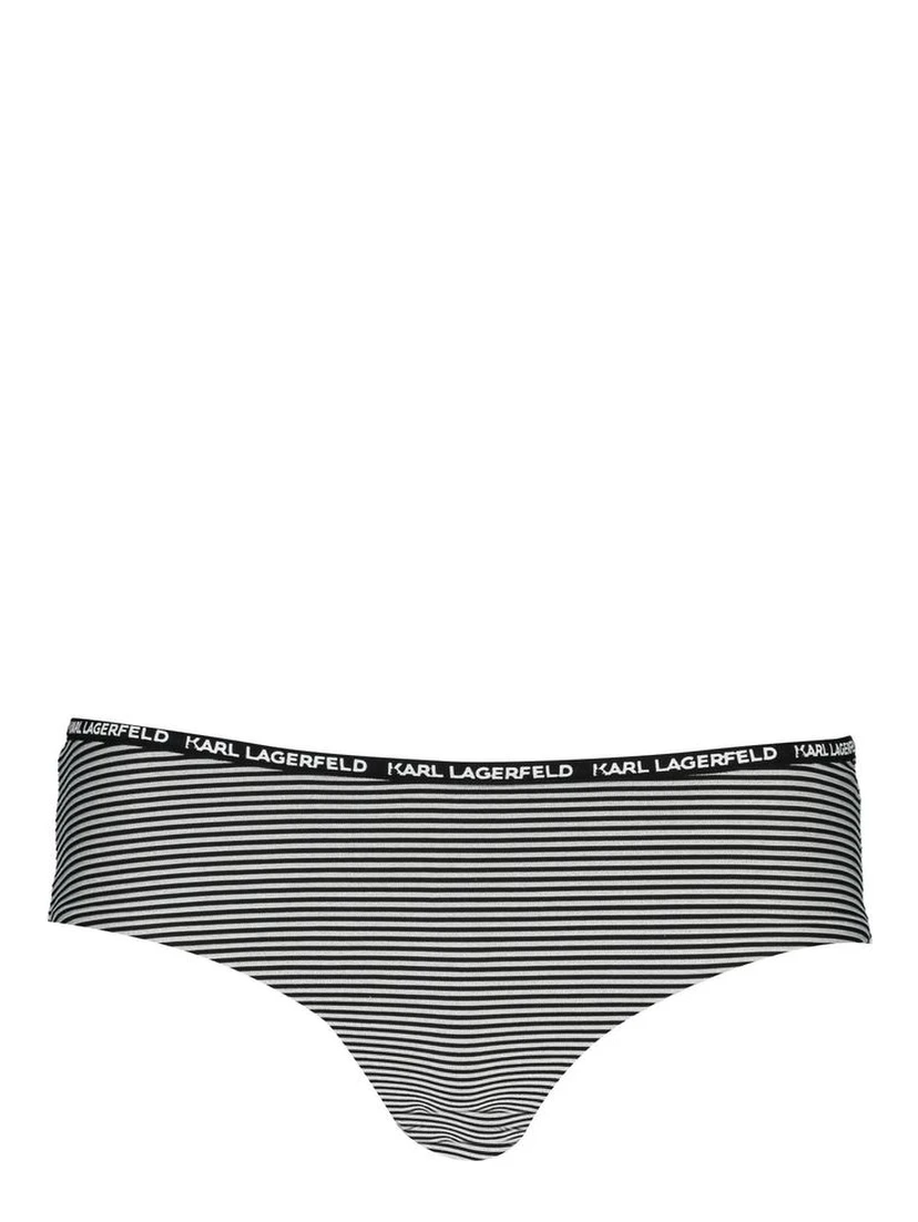 Black Elastane Swimwear