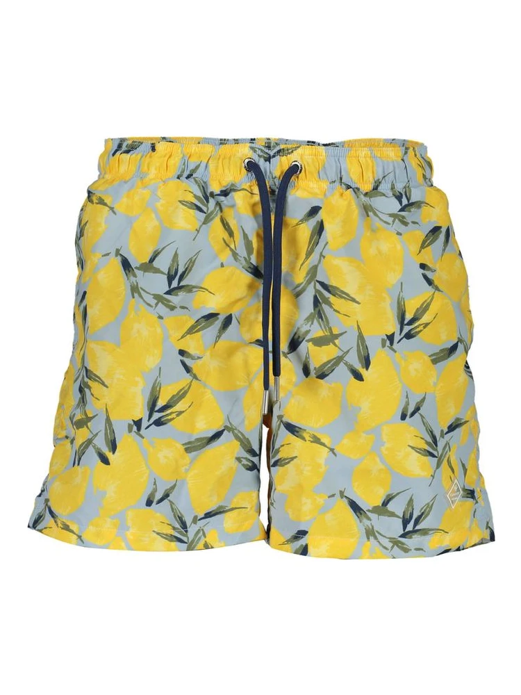 Blue Polyester Swimwear