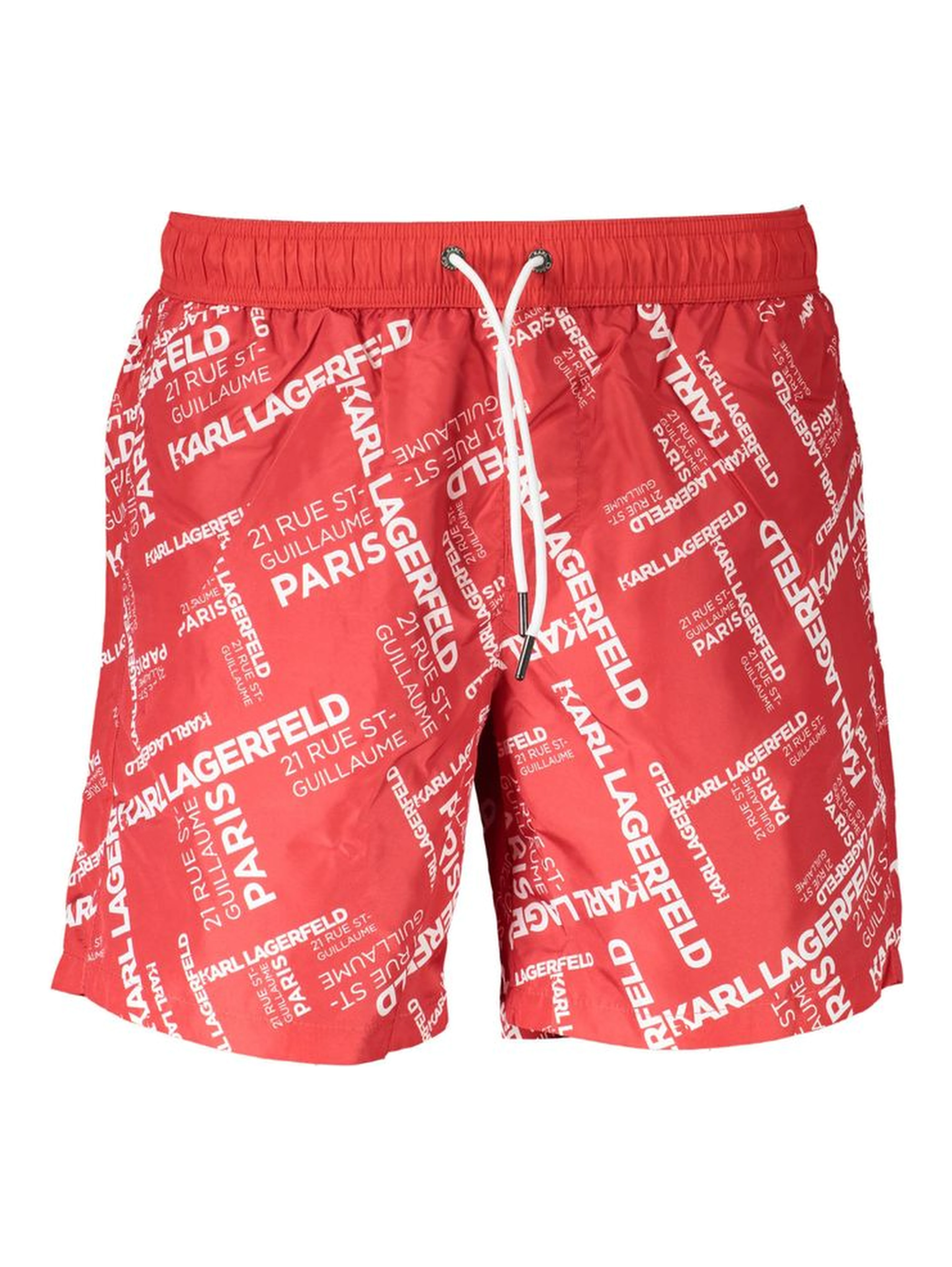 Red Polyester Swimwear