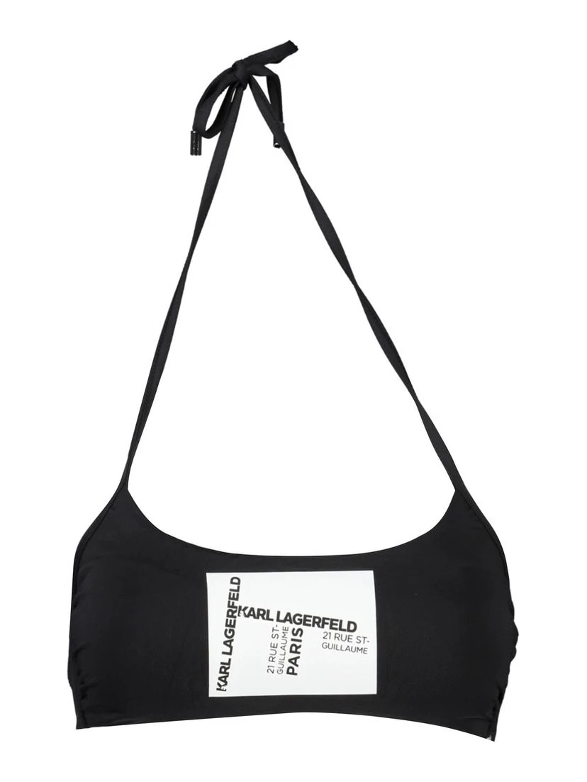 Black Elastane Swimwear