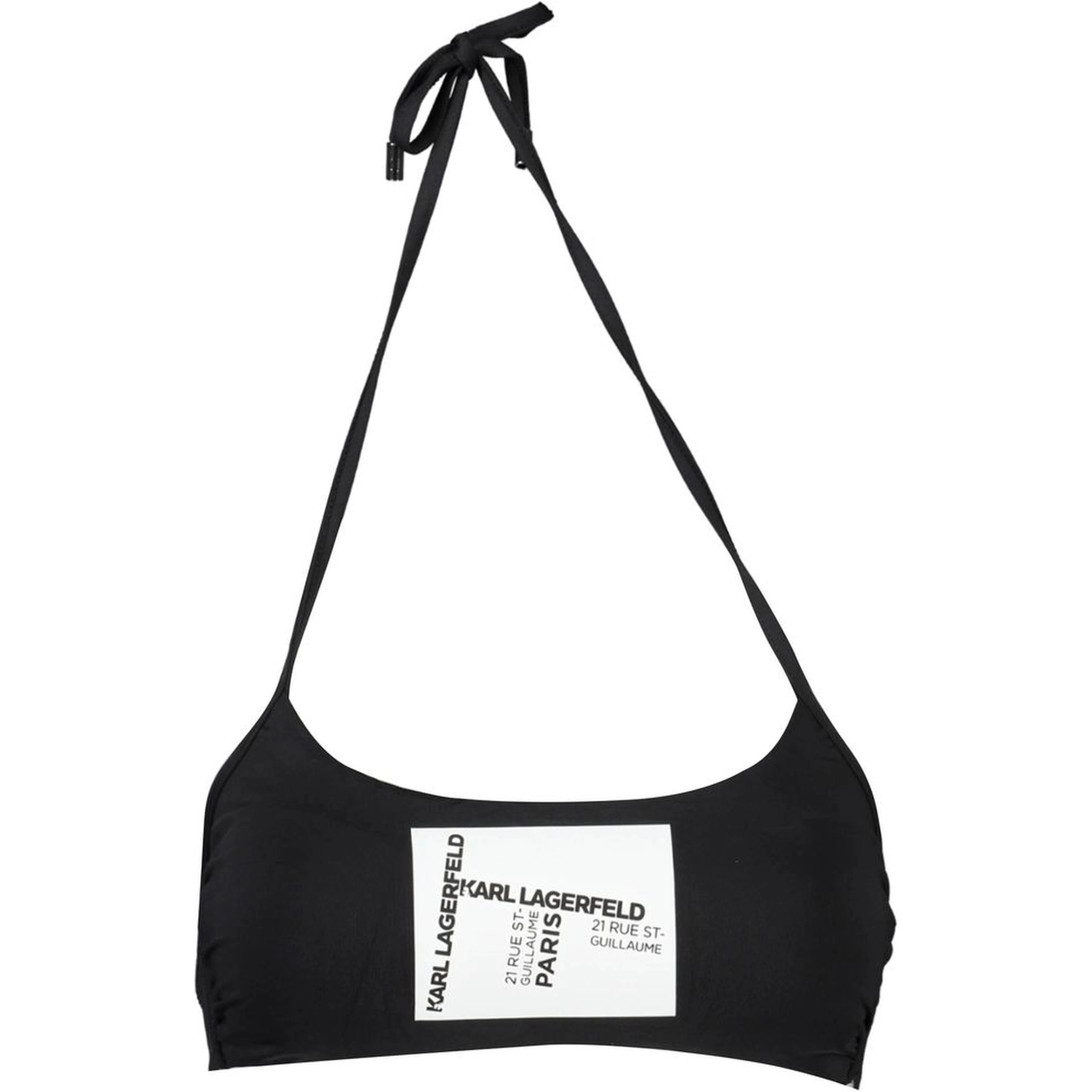 Black Elastane Swimwear