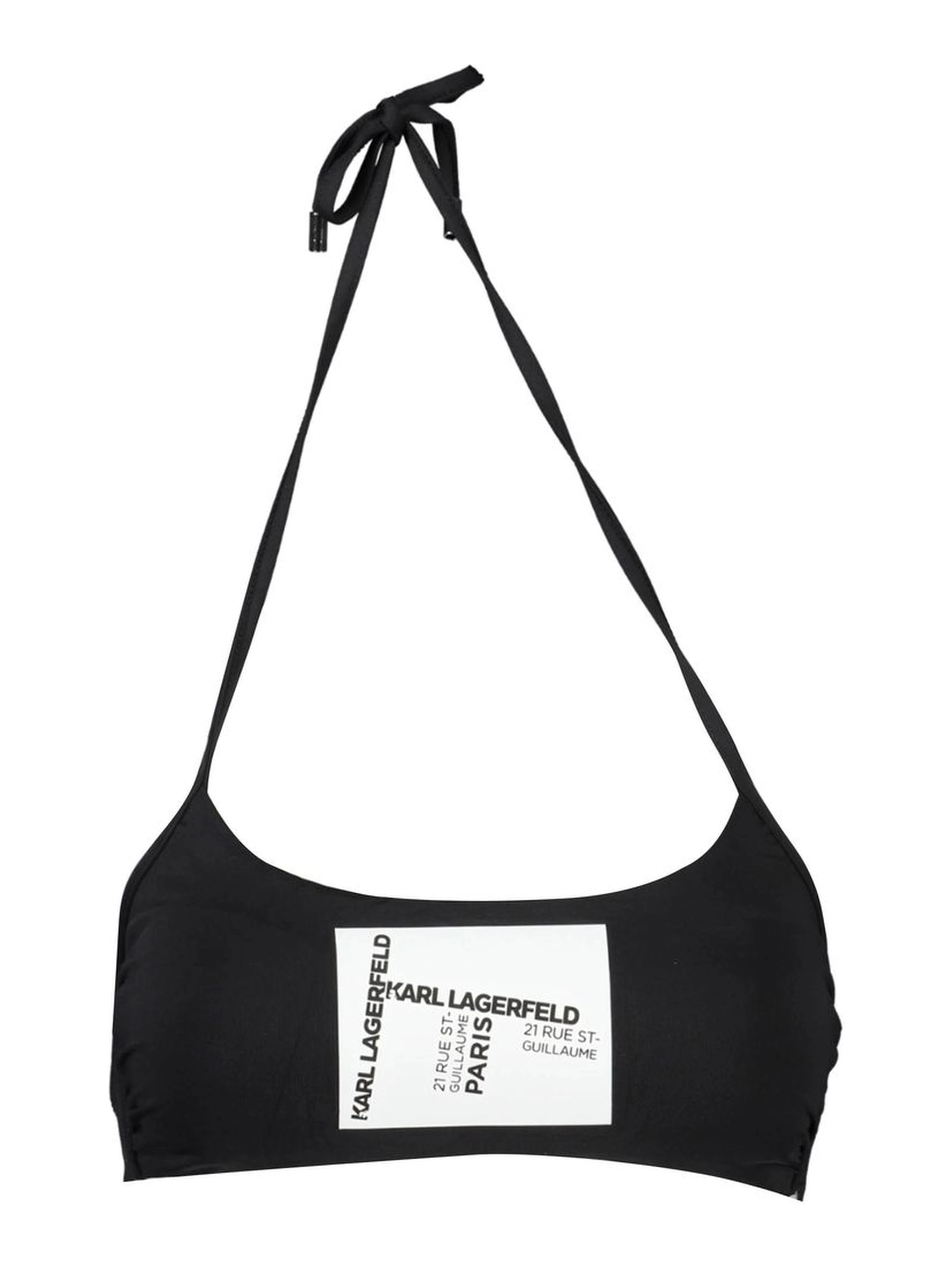 Black Elastane Swimwear
