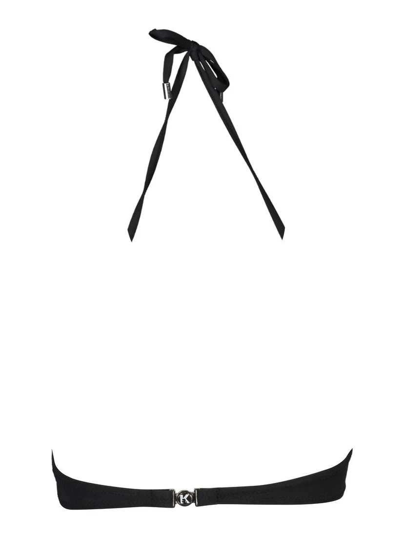 Black Elastane Swimwear