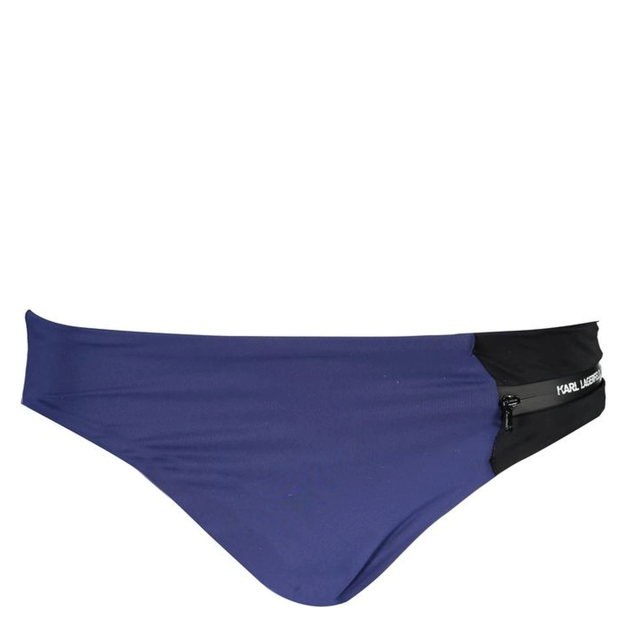 Blue Elastane Swimwear