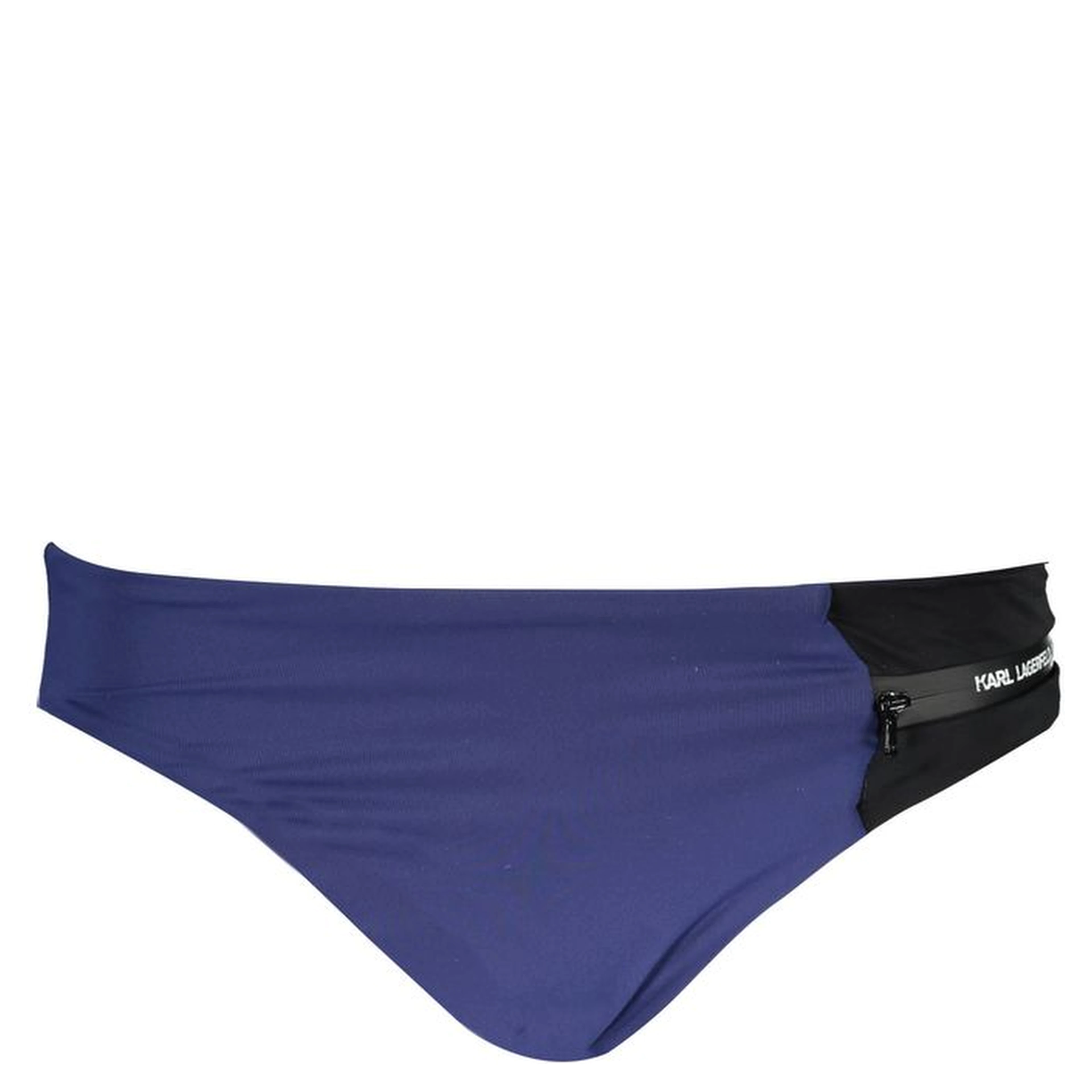 Blue Elastane Swimwear