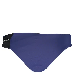 Blue Elastane Swimwear