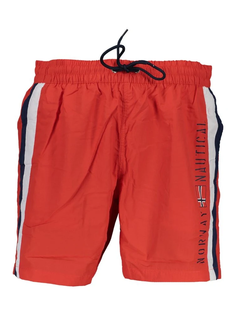 Red Polyamide Swimwear