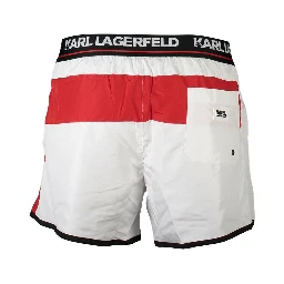 White Polyester Swimwear