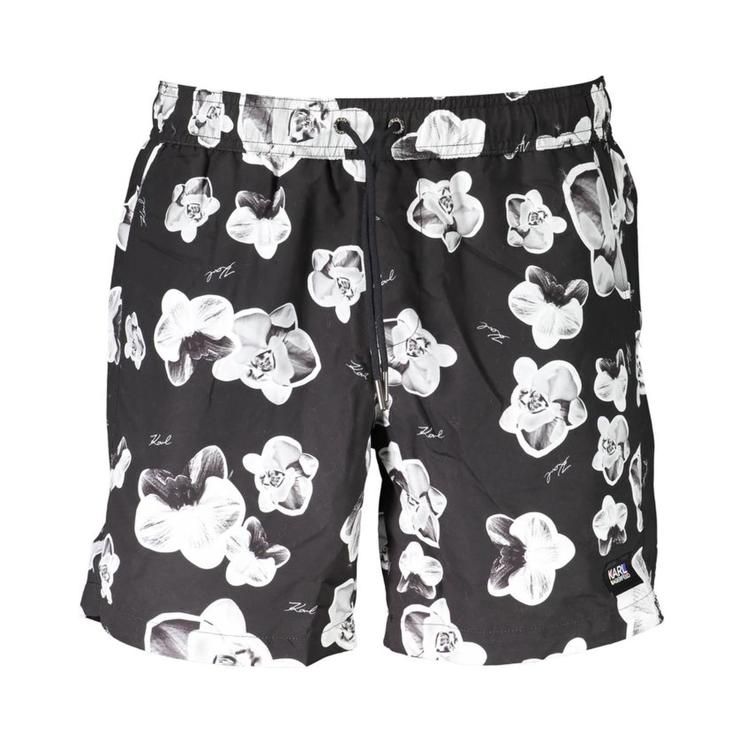 Black Polyester Swimwear