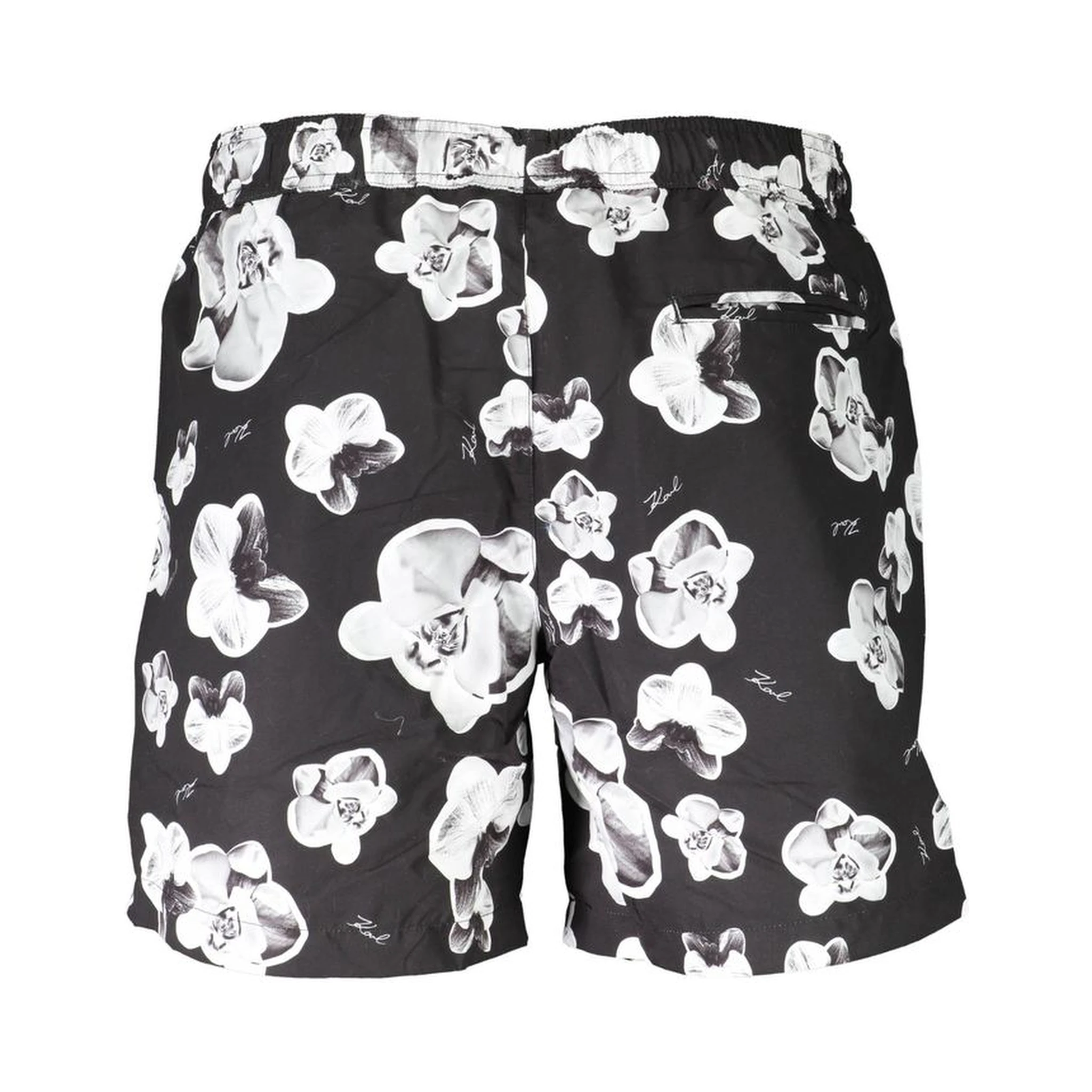 Black Polyester Swimwear