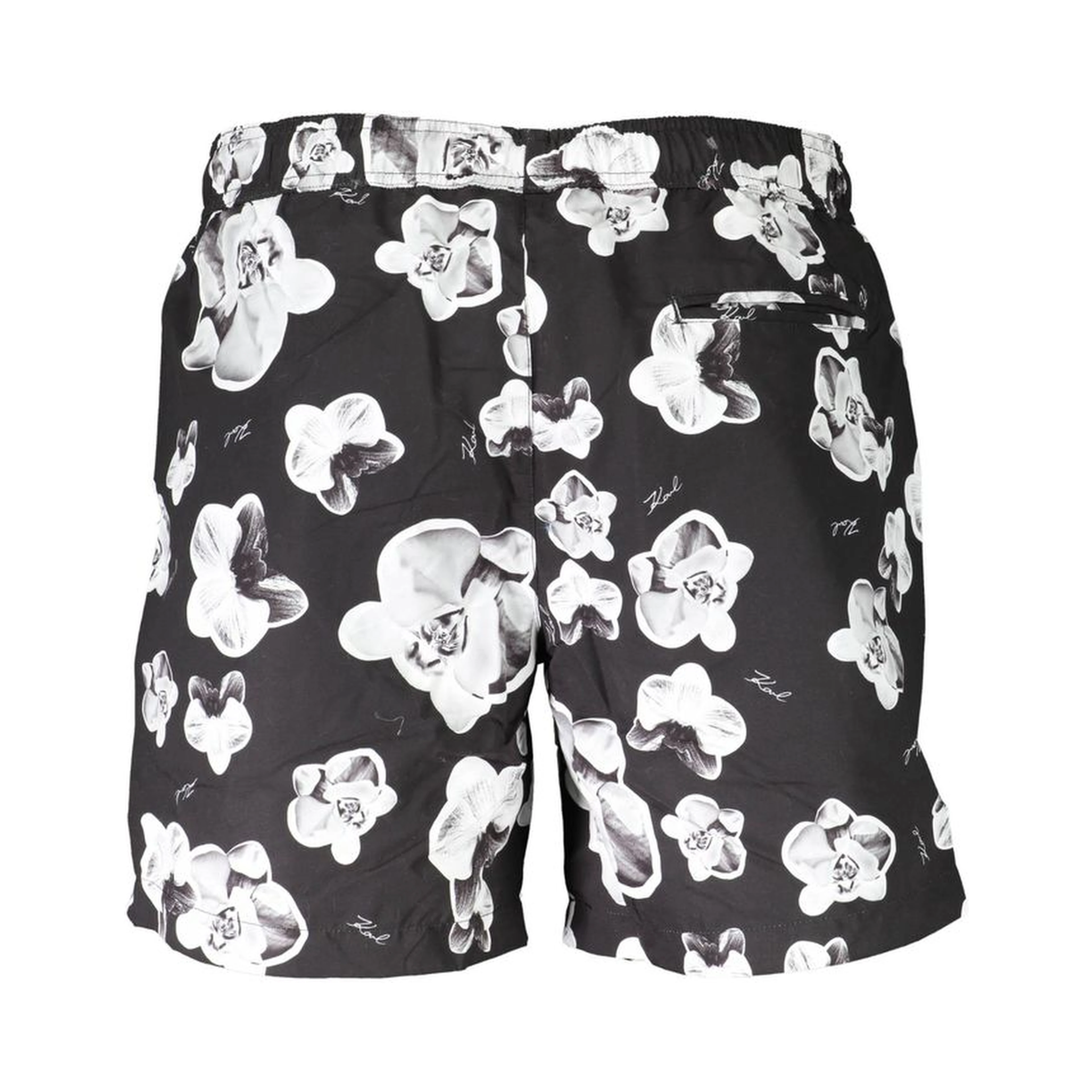 Black Polyester Swimwear
