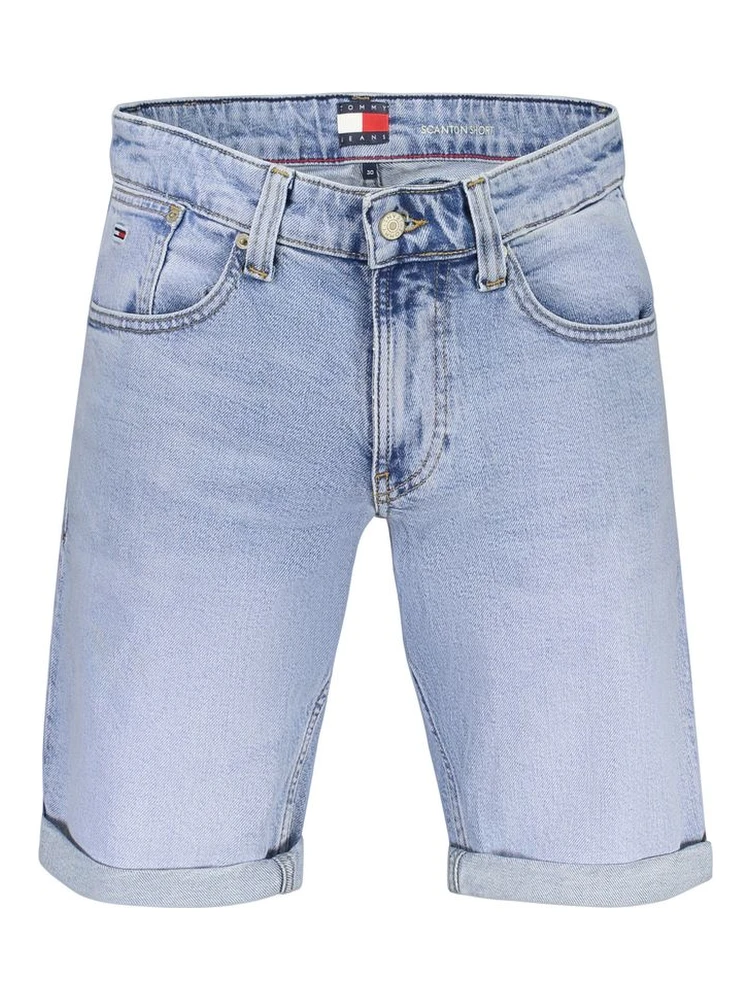 Blue Cotton Short