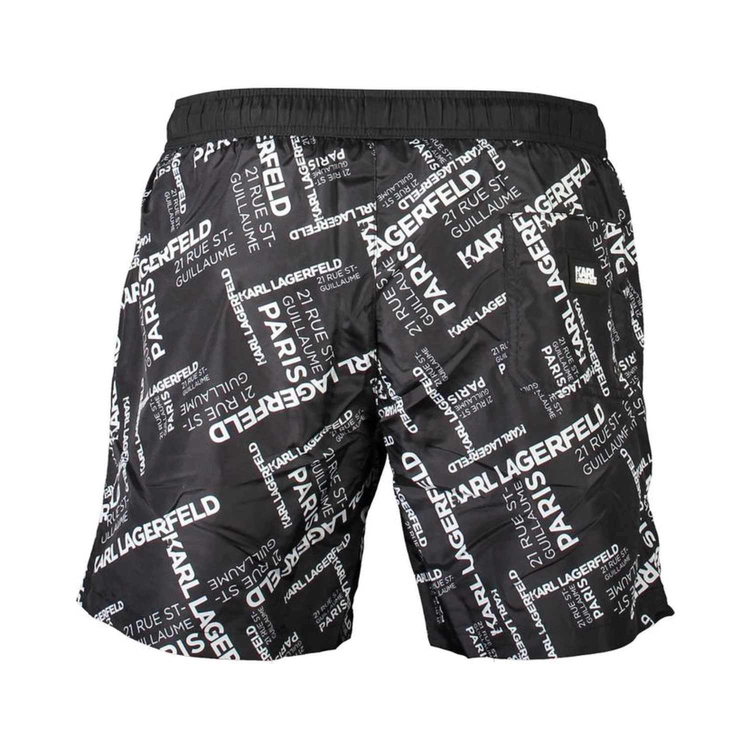 Black Polyester Swimwear