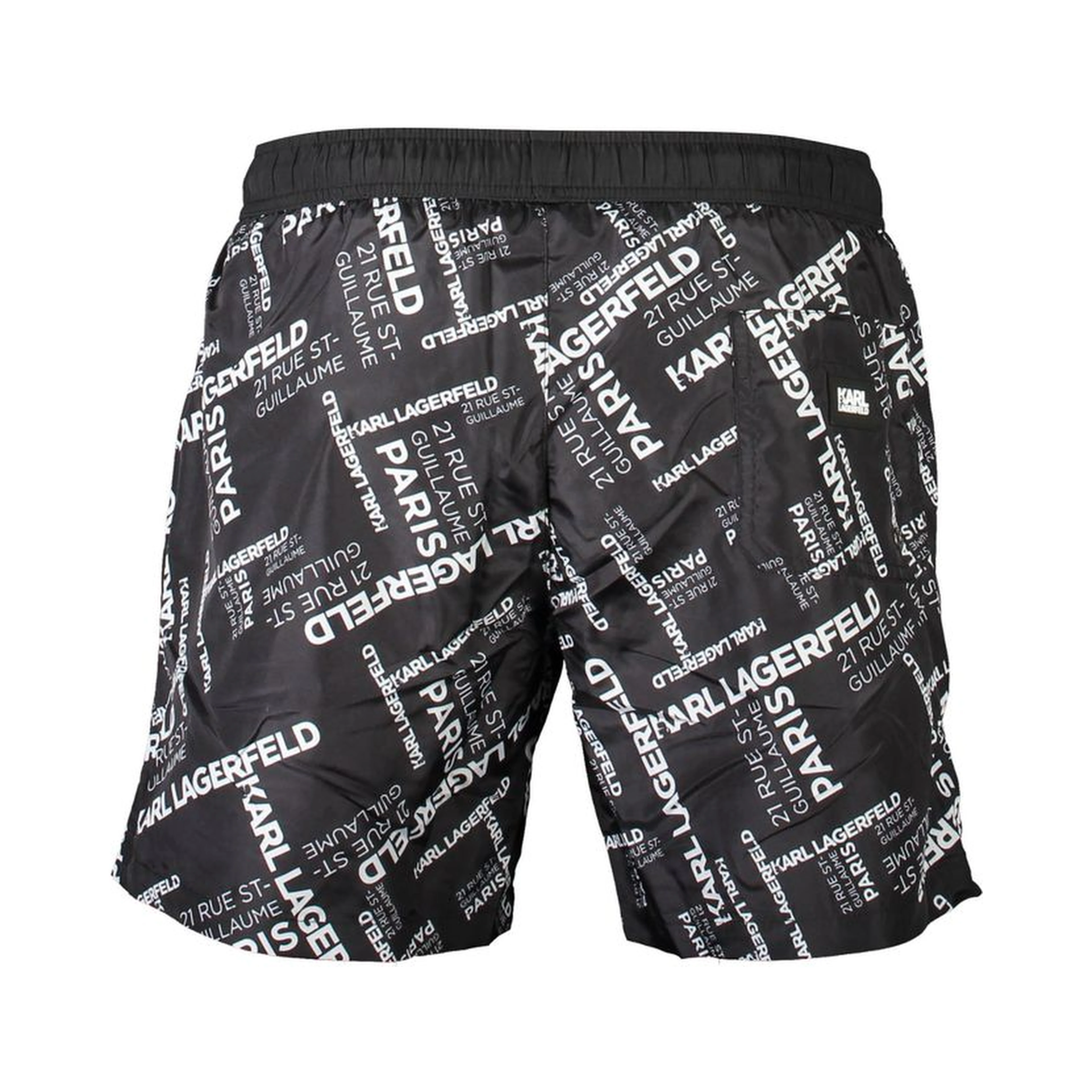 Black Polyester Swimwear